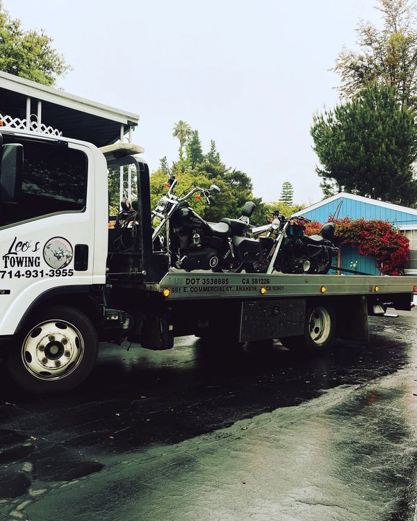 FLATBED MOTORCYCLE TOW SERVICE IN ORANGE COUNTY