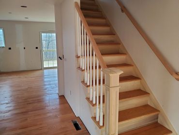 Oak stairs