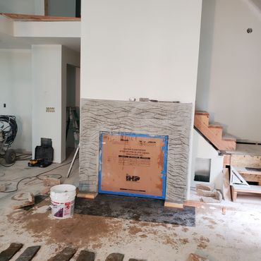 Fireplace stone