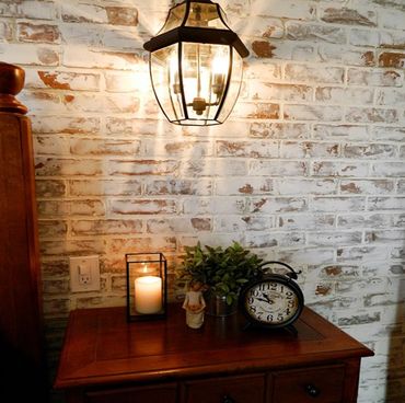 German Schmear, new old look brick, used bricks, whitewash