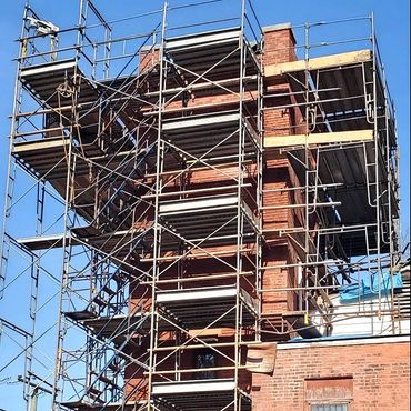 Commerical masonry restoration project Windham CT