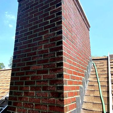 Sealing pic close up. Chimney is sealed using a Siloxane sealer & will be reapplied every 2 years