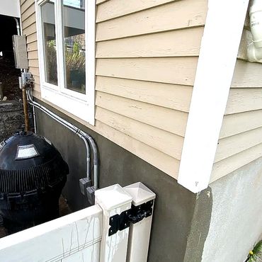 New plaster is watered down to slow the drying process