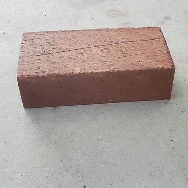 Clay Paver bricks are typically a completely solid brick and made for use on the ground, for walks a