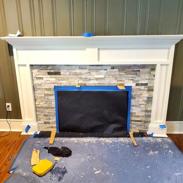 Thin ledge Sierra Accentstone installed