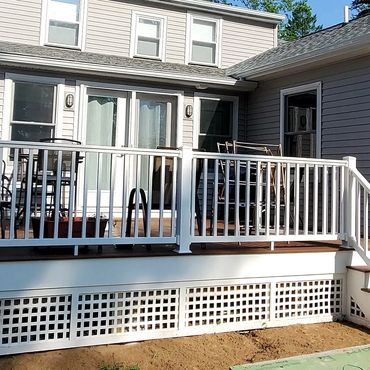 Rear elevation for new home farmhouse addition by Gannon Enterprises LLC