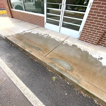 Concrete walkway repairs and patching