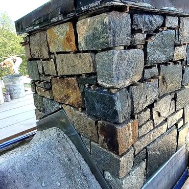 Mortar joints, repointing, mortar , masonry chimney