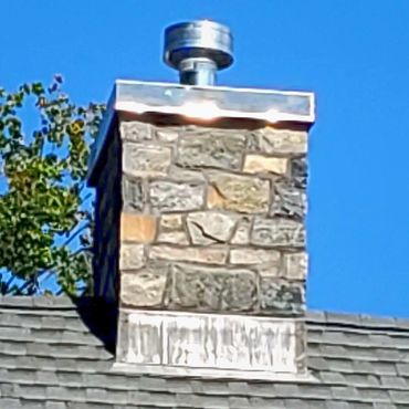 New masonry, flashing, zero clearance fireplace, masonry construction