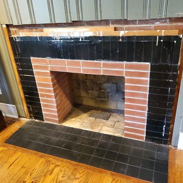 Existing fireplace - South Windsor Ct
Homeowner was looking for a fireplace facelift