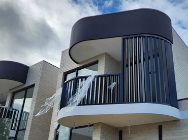 Aluminium PDC Balustrade curved Design made by us.
