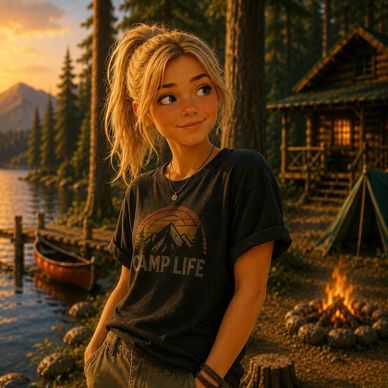 Kaci at Camp
