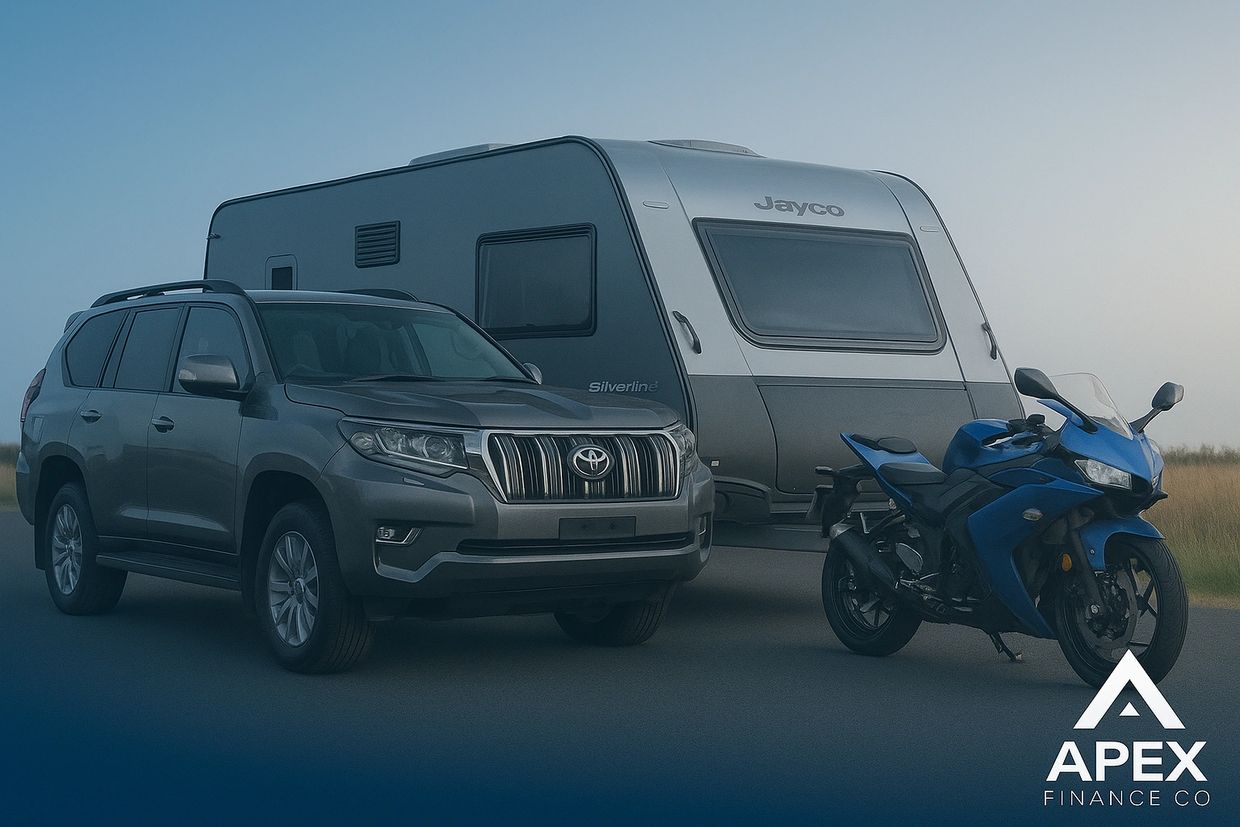 Asset Finance, Caravan Finance, Car Finance, Car Loans. Personal Loans. Commercial Finance, Caravan