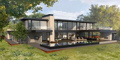 Best Architects San Antonio, Texas.  Modern Contemporary Custom Home. Award Winning Design Austin