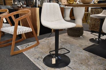 NPD Robert Gaslift Swivel Barstool in Posh Ivory
$119