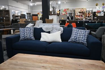 Newport Sofa In Peyton Navy
$897
Also Available In Loveseat $797
