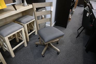 RS Perspectives Wood Back Upholstered Desk Chair
$197