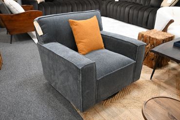 RM Swivel Chair In Mohair Fog
$649