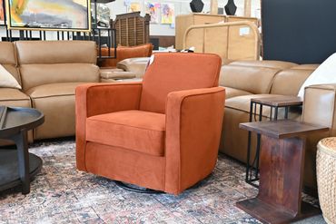 FUS Bella Burnt Orange Swivel Glider
$597