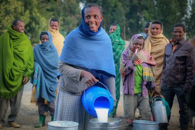 "Got Milk?" by usaid.ethiopia is marked with CC PDM 1.0