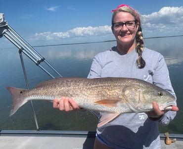 Redfish caught in Homosassa, Florida. Fishing Booker