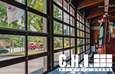 CHI Full View Aluminum Sandwich Door