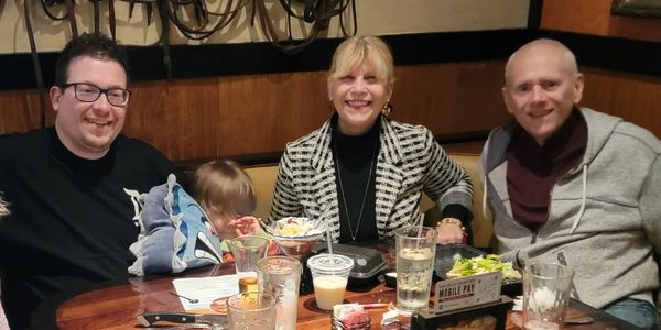 Brendan, Joyce and Lenny Skowronski at a Realtor event.