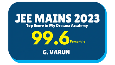 My Dreamz Academy Top JEE Score 2023