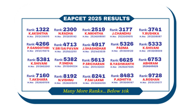 My Dreamz Academy Top EAPCET Ranks 2025
