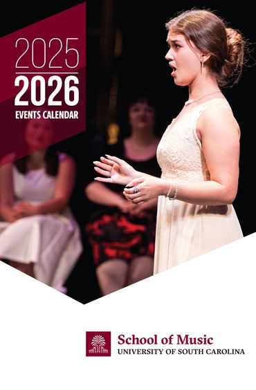 2025-26 USC School of Music Calendar of Events brochure