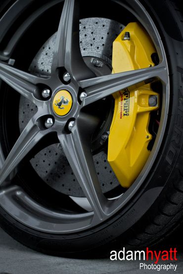 Los Angeles - Orange County Productions - Photoshoot automotive ferrari wheel