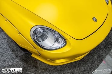 dealership photography Southern California - automotive porsche headlight