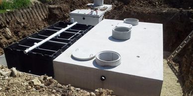 A new Septic System install in Elkhart, Indiana.