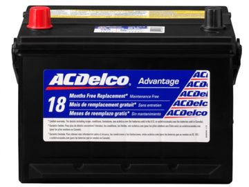 ACDelco silver advantage 18month  Group 58 automotive battery.