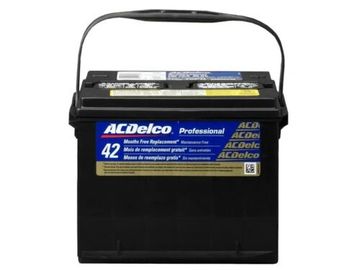ACDelco professional gold 42month Group 75 automotive battery.