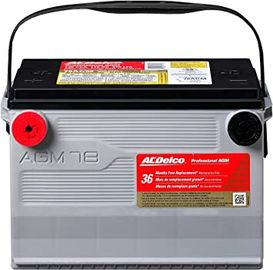 ACDelco professional agm 36month  Group 78 automotive battery.
