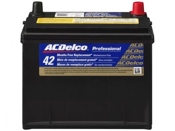 ACDelco professional gold 42month Group 86 automotive battery.