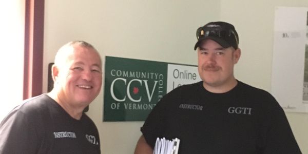 Instructor Phil with instructor/owner Bill Haynes.