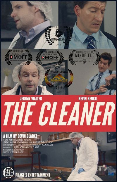 The Cleaner short film poster. 