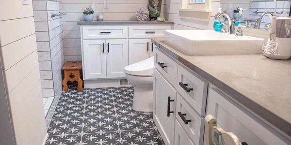 Bathroom Farmhouse Modern Style Shiplap