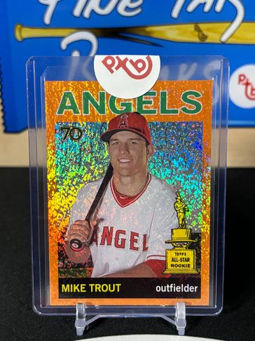 2021 Topps All Star Rookie Cup Mike Trout Orange /25