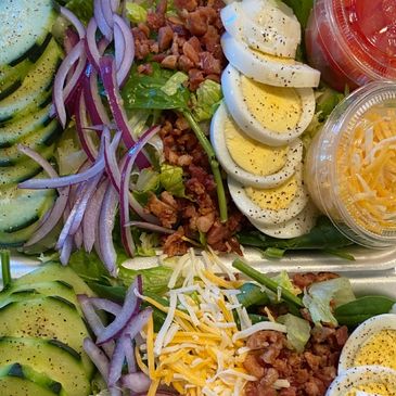 Custom Salads Las Vegas by Mrs. Craney at the Downtown Louisiana Tamale Shop