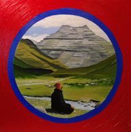 "#25 Splendid Isolation MB" 2010 (12x12" on canvas)