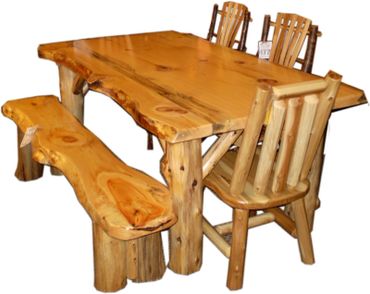 Rustic Pine Dining Table