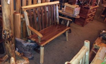 Black walnut Deacon's Bench