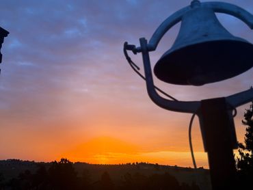 Sunrise at the farm in Parker, Colorado