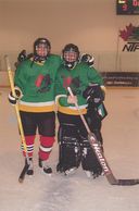 Margaret Kuntz & Jennifer.  Womens's Rec. League, NTR, Langley, BC.