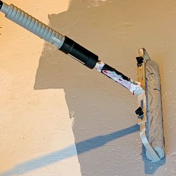 Build your Epoxy Floor System 
1. The RollerBagger attached to your preferred roller frame either 12