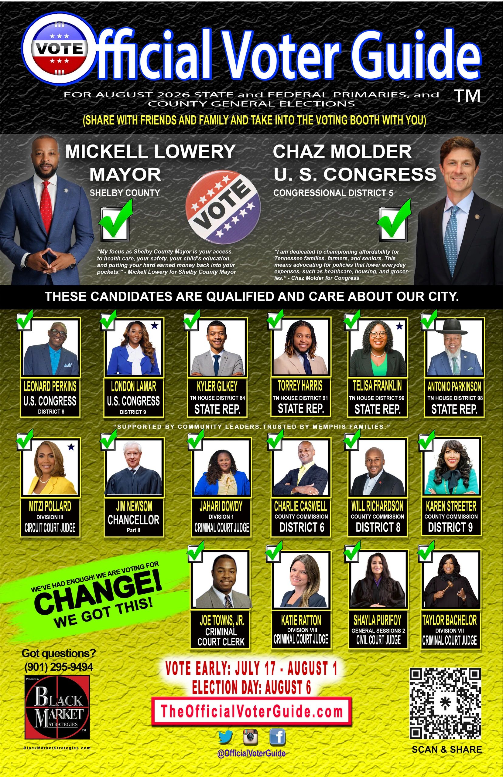 THE OFFICIAL VOTER GUIDE FOR AUGUST 2026