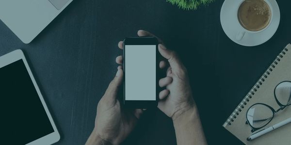 Person holding phone